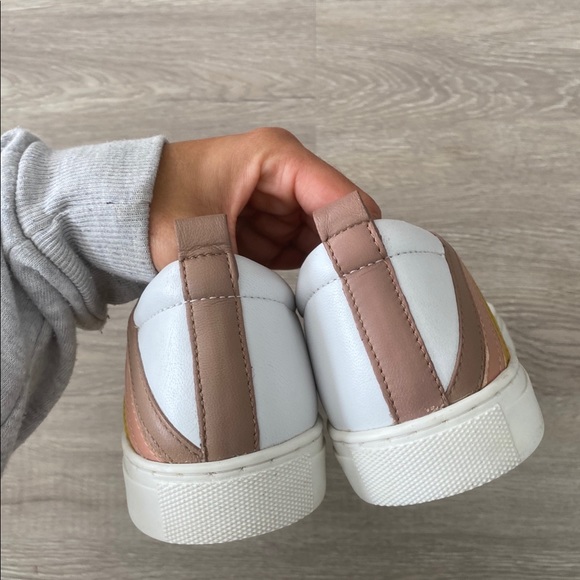 Seychelles Stand Out Rainbow Leather Sneakers - Picture 5 of 7